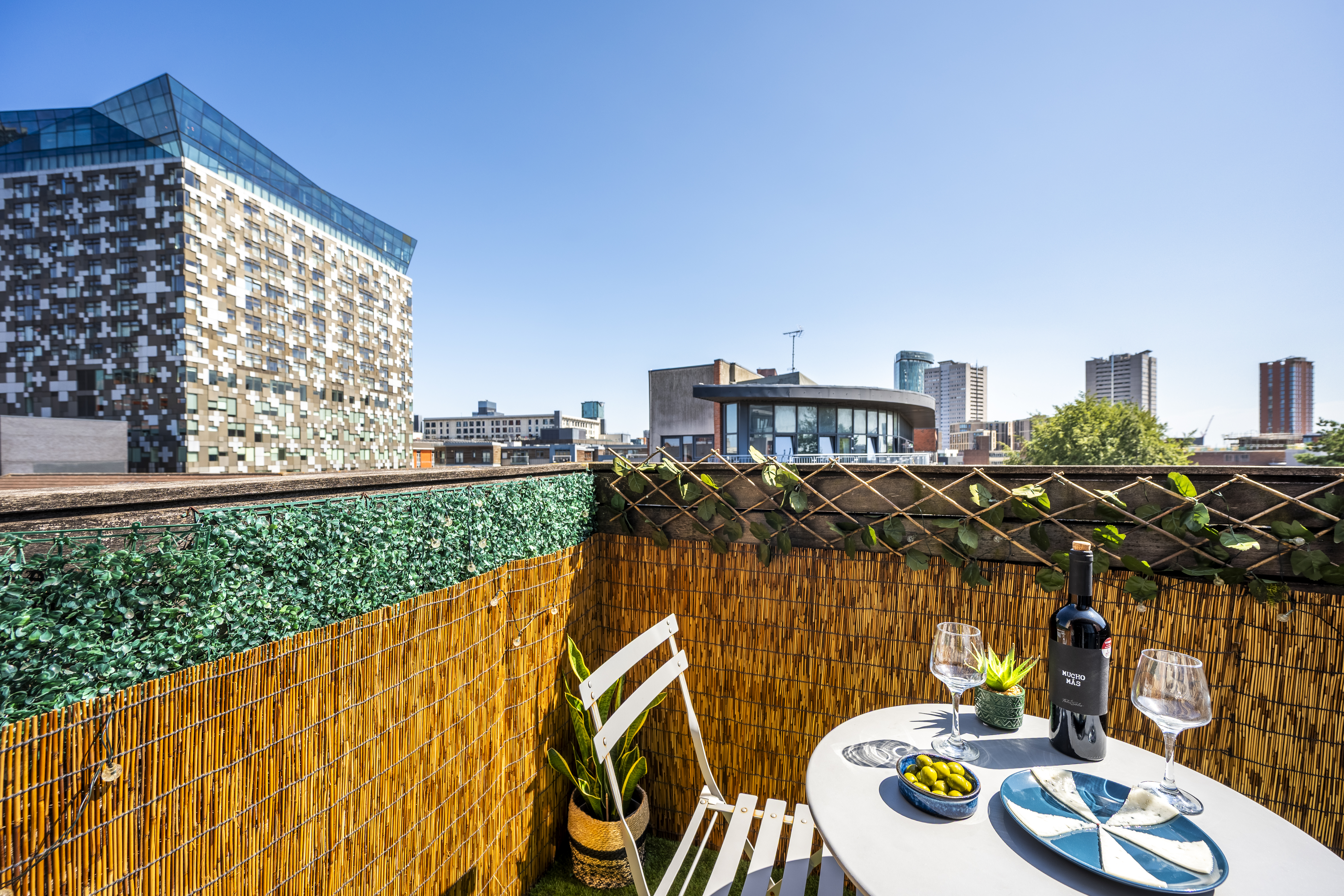 Oasis in the City balcony